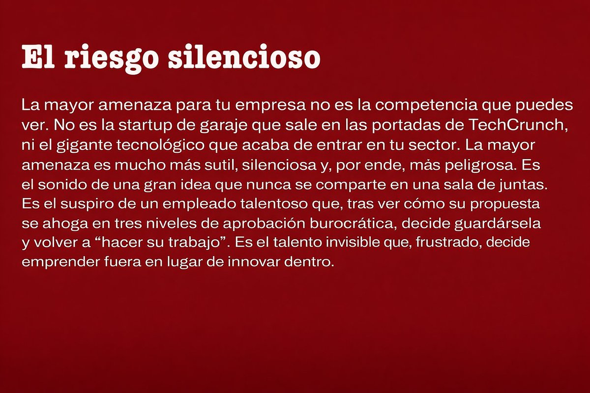 arieljimenezgil's tweet photo. 𝗘𝗹 𝗳𝗶𝗻 𝗱𝗲𝗹 "𝘀𝗶𝗲𝗺𝗽𝗿𝗲 𝘀𝗲 𝗵𝗮 𝗵𝗲𝗰𝗵𝗼 𝗮𝘀𝗶́"
Este e-book es una invitación (con ideas ejecutables) para empoderar a cada colaborador e impulsar el espíritu emprendedor que permite sacar de la #inercia a las empresas.
Descargalo en: https://t.co/O9q1U8Cf3v https://t.co/RdwQS2lgXc