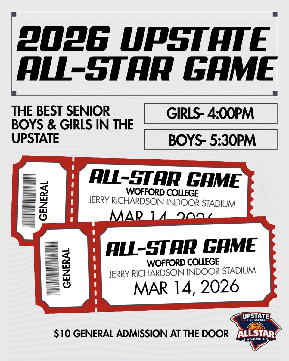 Upstate All-Star Game tweet media