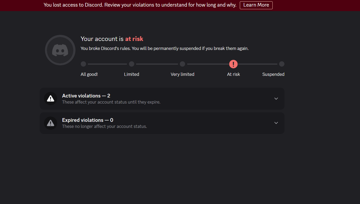 update on the account bullshit, currently my account got banned, so im ...