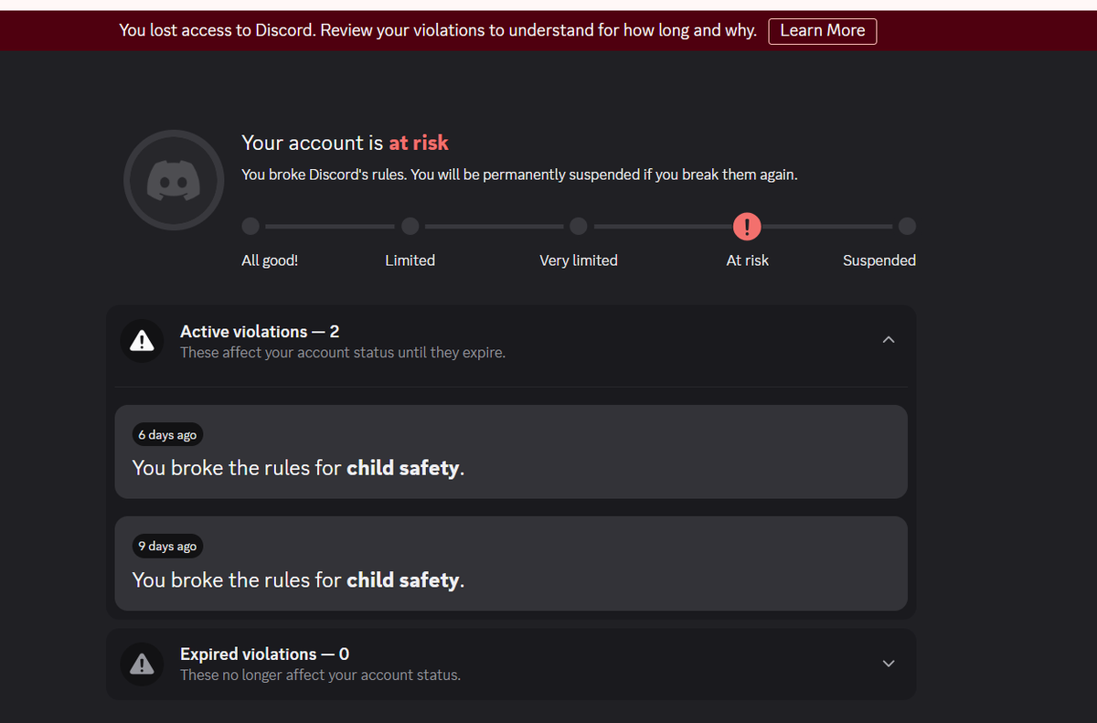 update on the account bullshit, currently my account got banned, so im ...