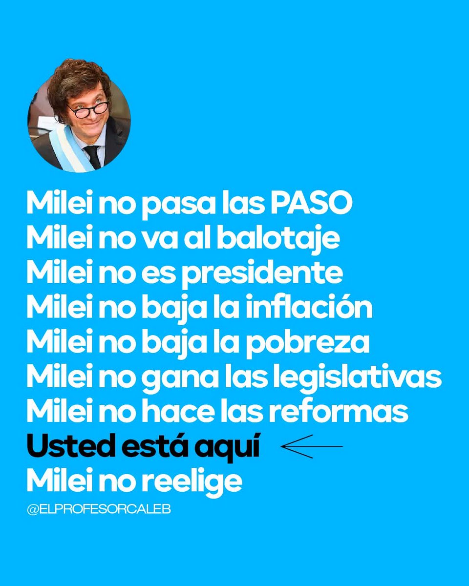 <a href="/JMilei/">Javier Milei</a> 🚨 PRIMER REFORMA LABORAL APROBADA DESDE EL.REGRESO DE LA DEMOCRACIA.

NUNCA SUBESTIMEN A JAVIER MILEI.