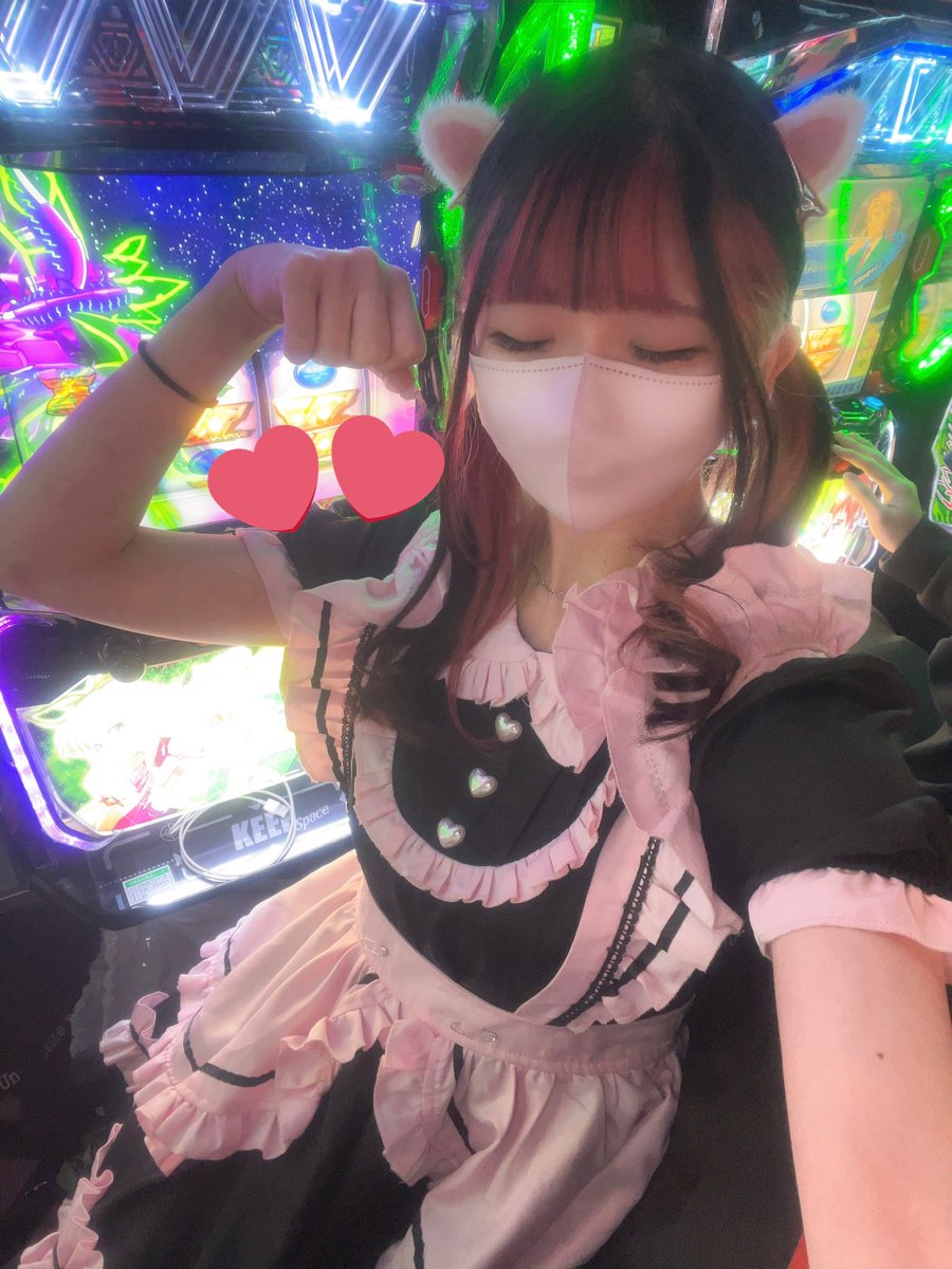 おはにてん🐼🍒 抽選64/394 ヴヴヴ2ちゅ🩷 2月ラストにゃんにゃん