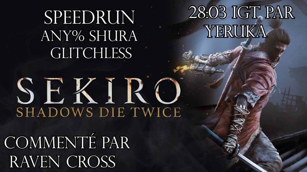 Hier Soir est sorti ma dernière vidéo Speedrun Commenté !

On va allez du côté de Sekiro, un jeu tellement sous côté et pourtant génial 😊

>> youtu.be/PRZUzj34byw <<

Merci de mettre un commentaire et partager la vidéo, cela aide la chaine 🙏