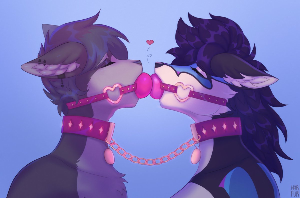 NiceJakeWolf's tweet photo. I forgot to post this same day as the last one I had but I Forgor, This Made By @Narfur_.

My partner actually got me this one because of a dream he had, me and his ex as his 2 bottoms tied up together just so he can use us for later...that's literally how he described it. https://t.co/SaiSSI1Lhl
