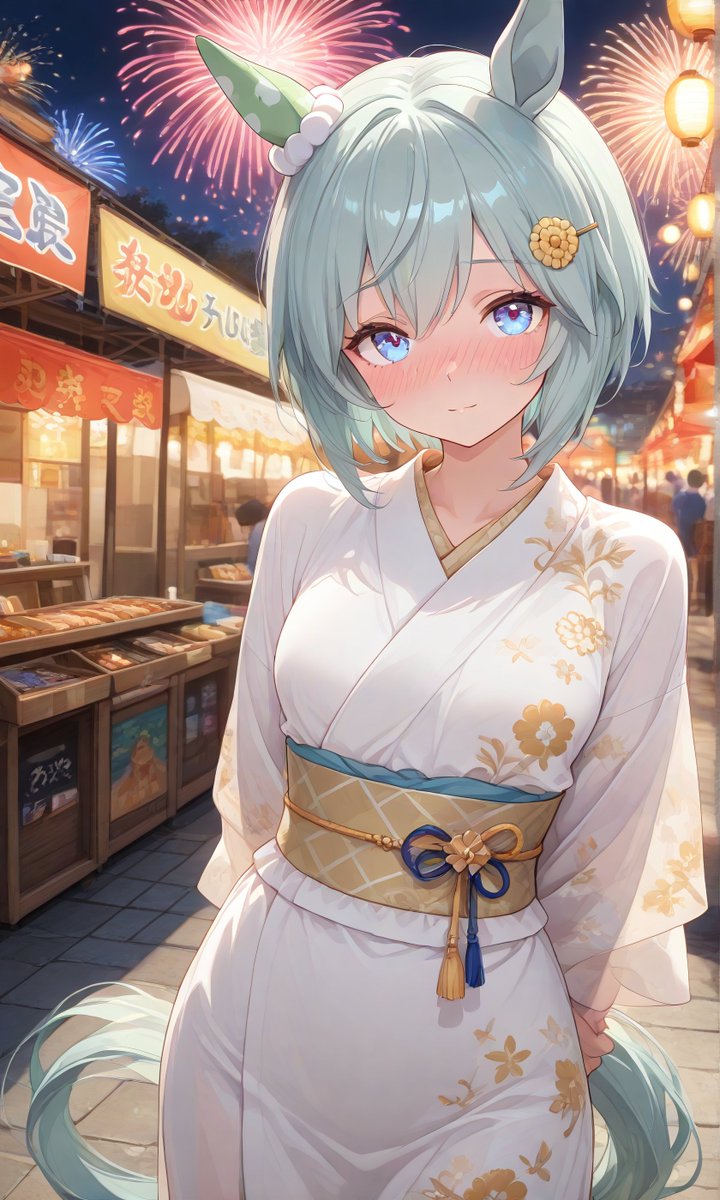 楽しむセイちゃん
セイちゃん祭りが朝の時点で結構ばれていた件について（（（

セイウンスカイ　／　Seiun Sky