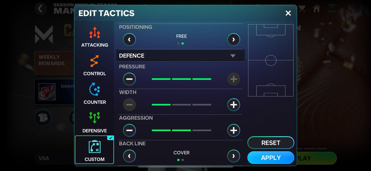 🚨MANAGER MODE TACTICS🚨

✅FOR ALL 433 FORMATION✅

⭐️RESULT-  TOP 250 ⭐️

✨🔥THE TACTICS ARE GIVING SUPER RESULTS WITH AMAZING WIN RATION UPTO 70-80%✨🔥

❤️HOPE THIS HELPS U REACH GOOD IN MANAGER MODE❤️

❤️DROP A FOLLOW &amp; RT❤️
#FCMobile <a href="/EASFCMOBILE/">EA SPORTS FC MOBILE</a> #fcmobile 

<a href="/abhayv5545/">Abhay</a>