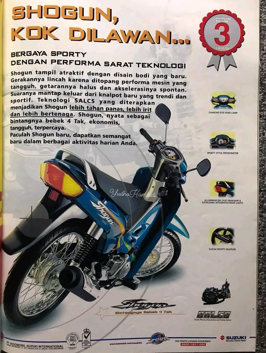 Shogun R 110 harga sampai 35 juta. 

Jadi kangen kalo liat motor ini, karena dulu pernah pakai cukup lama. Motor ber mesin 110 cc satu silinder. Suzuki Shogun 110 R dipercaya mamun menghasilkan daya 9.6 hp pada 7.000 rpm.

Puas banget pake motor ini, bandel, gak rewelan juga