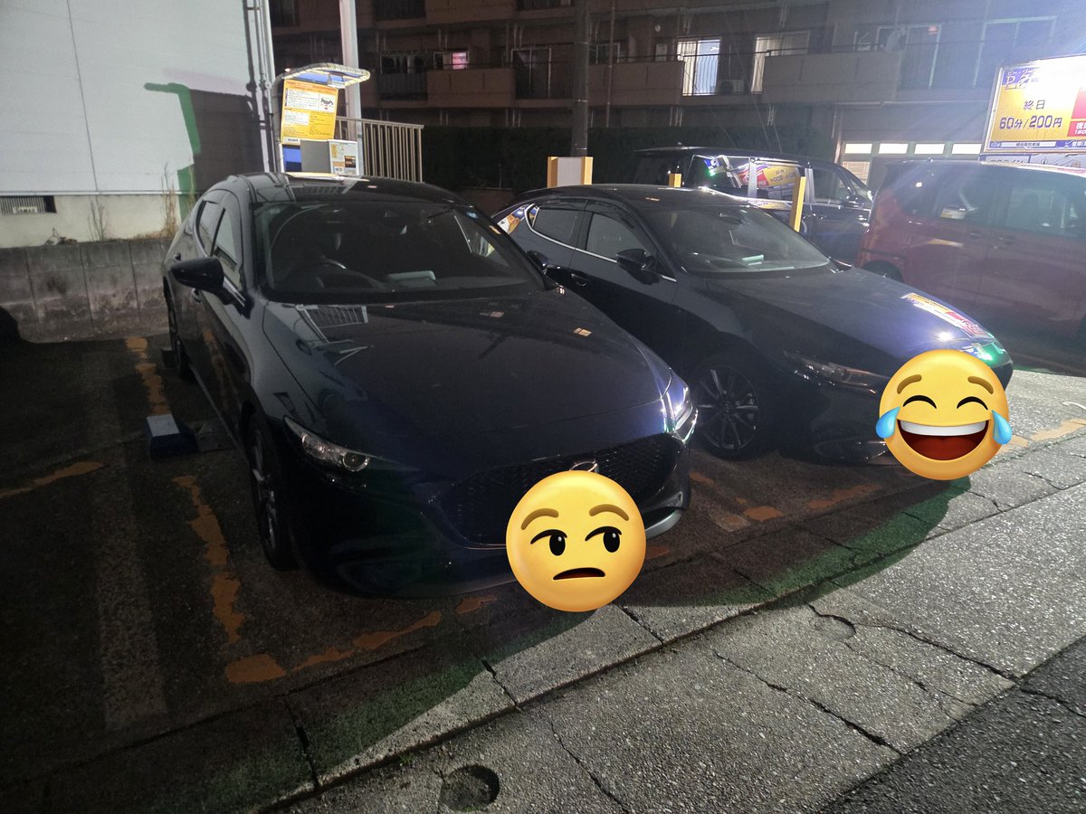 l34sen's tweet photo. 横に止めんなや。間違ってお前の分まで払ってもうたやんけ https://t.co/5mC6ZWGzfK