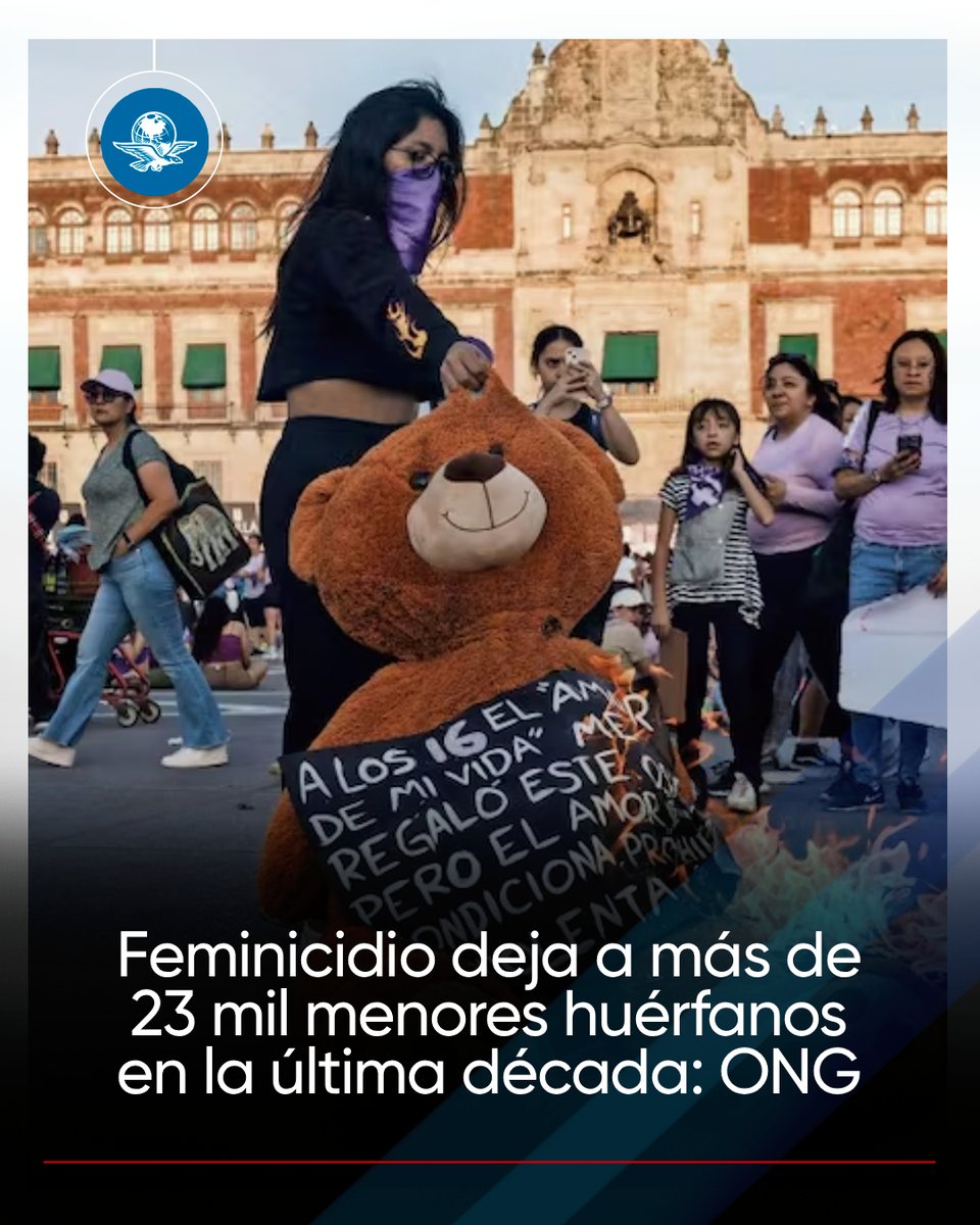 😞 En la última década, más de 23 mil niñas, niños y jóvenes (NNA) han quedado en orfandad por feminicidio, señaló Justicia Pro Persona A.C.

eluniversal.com.mx/nacion/feminic…
