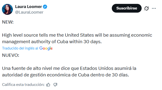 MarioJPenton's tweet photo. 🔴#IMPORTANTE Laura Loomer, quien habla directamente con Donald Trump, acaba de publicar esto. El mensaje es meridianamente claro. https://t.co/EEuwLgFxfD