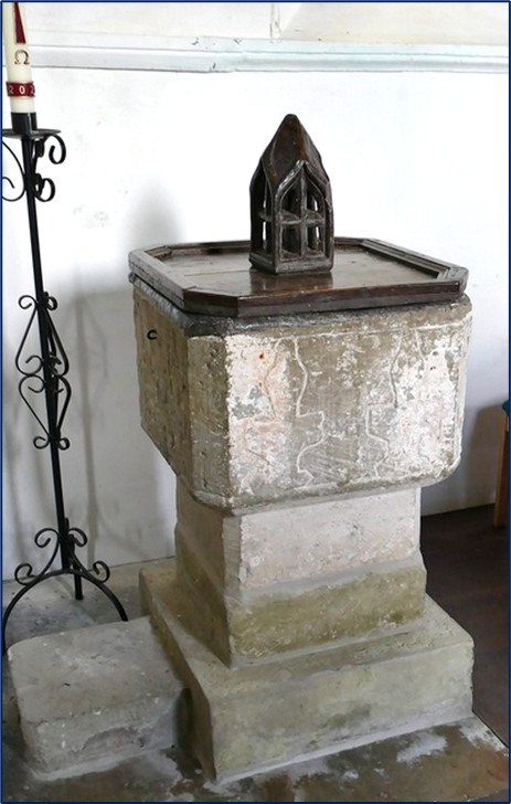 SarahBlick3's tweet photo. #Fontsonfriday Reuse of earlier #FontCover parts on later #FontCovers perhaps an amuletic power transferred between blessed water could turn a font cover into a secondary relic or an heirloom factor with some people feeling respect for older pieces as part of local heritage. https://t.co/WpTkWngKfc