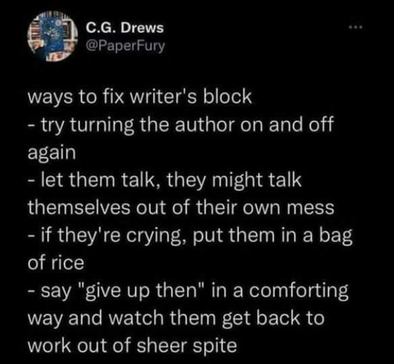 S.L. Falls is ✨️writing✨️ tweet media