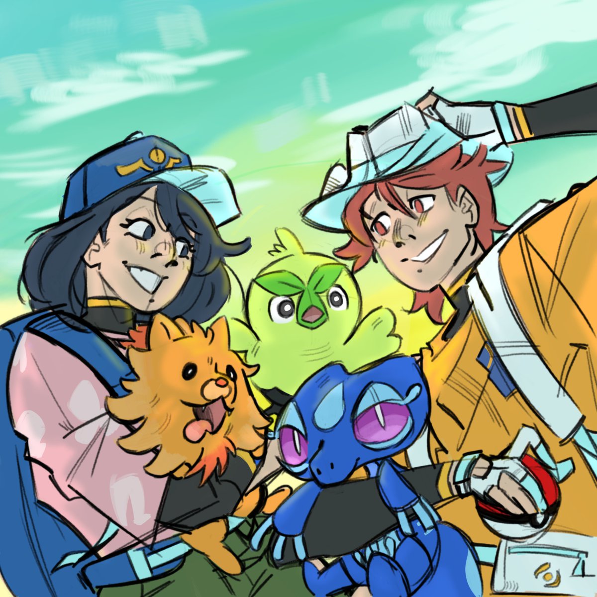 Odarp_Art's tweet photo. Happy #PokemonDay 

And man, i need #PokemonWindsWaves... i loved everything they showed today about it

E POKEMON EM PORTUGÊS!!!! #PokemonVentosOndas https://t.co/vxie2kAyhQ