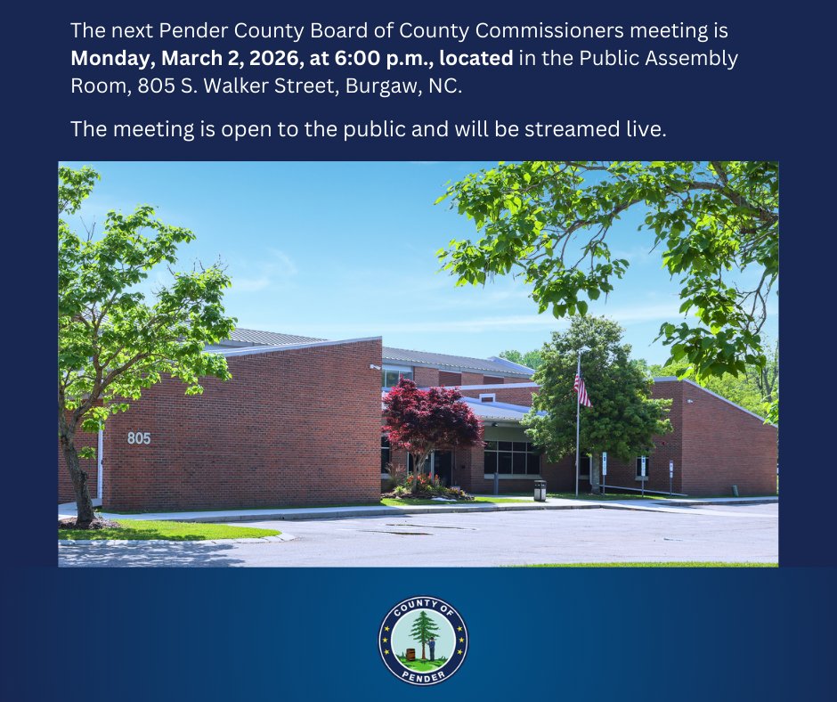 Pender County, NC tweet media