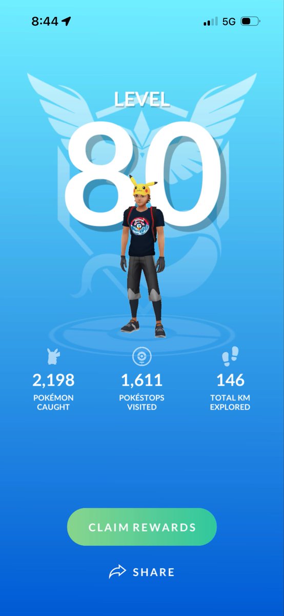 Finally did it. 😭
#PokemonGo
#Level80
