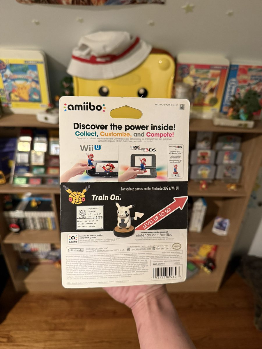 I thought that 30th Anniversary Pikachu plushie looked familiar lol. This was my first custom amiibo with a box. I did this back for the 20th Anniversary for Pokemon.  Happy Pokemon Day!