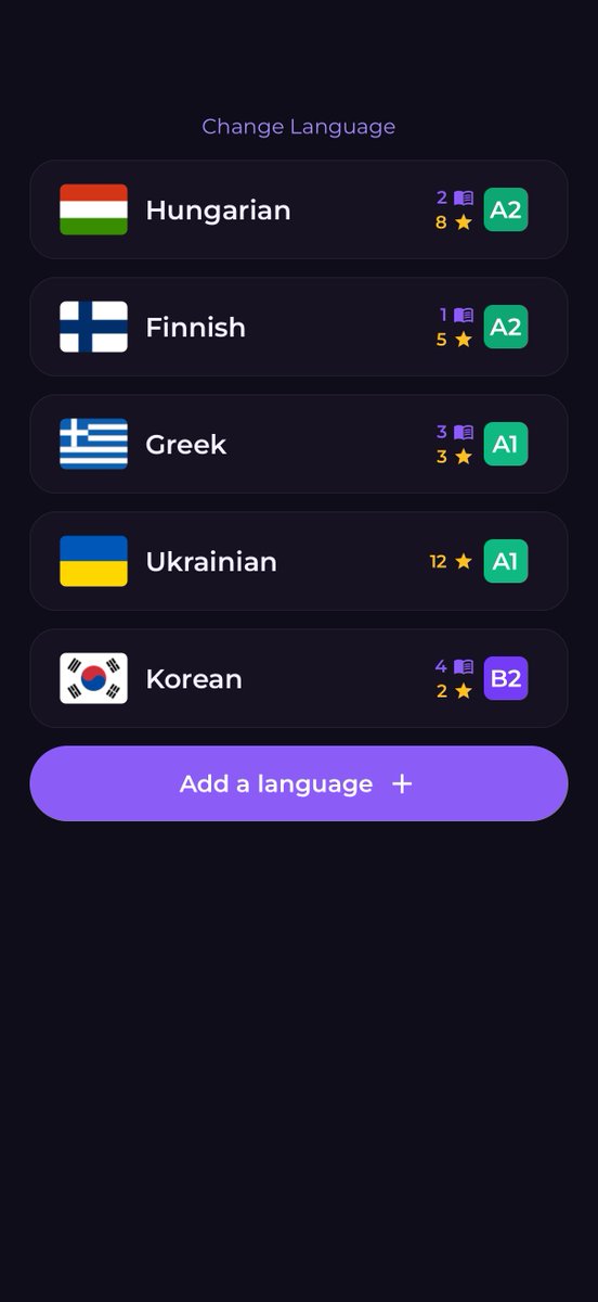 PolliLanguages's tweet photo. Big Polli update just dropped. New look, easier story creation, and a bunch of features we've been working on:

  Themes in the reader. Reorderable dictionaries. Story transcripts (PRO). Inline Japanese readings. Quick story ideas from
  home. Review stats in the language selector. And notifications when your story is ready.

  #languagelearning #learnlanguages #polyglot