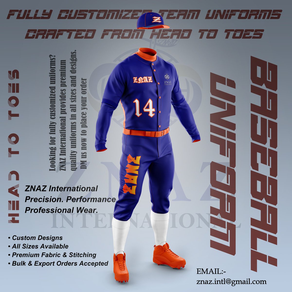 znaz_intl's tweet photo. Your team deserves more than just a uniform. It deserves identity, performance, and precision built into every stitch. Fully customized from head to toe.
DM now to start your teamβs custom order.
#teamuniforms #customsportswear #baseballuniforms #sportswear #bulksportswear https://t.co/wtsSX7XX1a