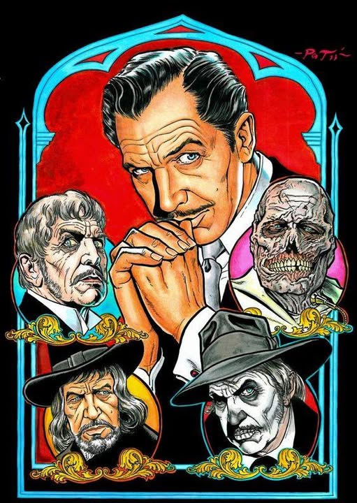 #VincentPrice artwork 🖤💀👻