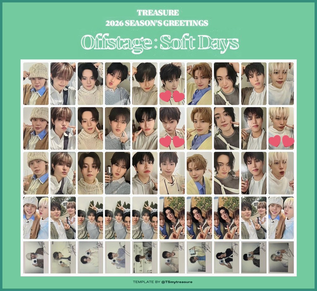 TREASURE シーグリ 封入トレカ 求）︎💕︎︎(アサヒ・ジョンファン共に