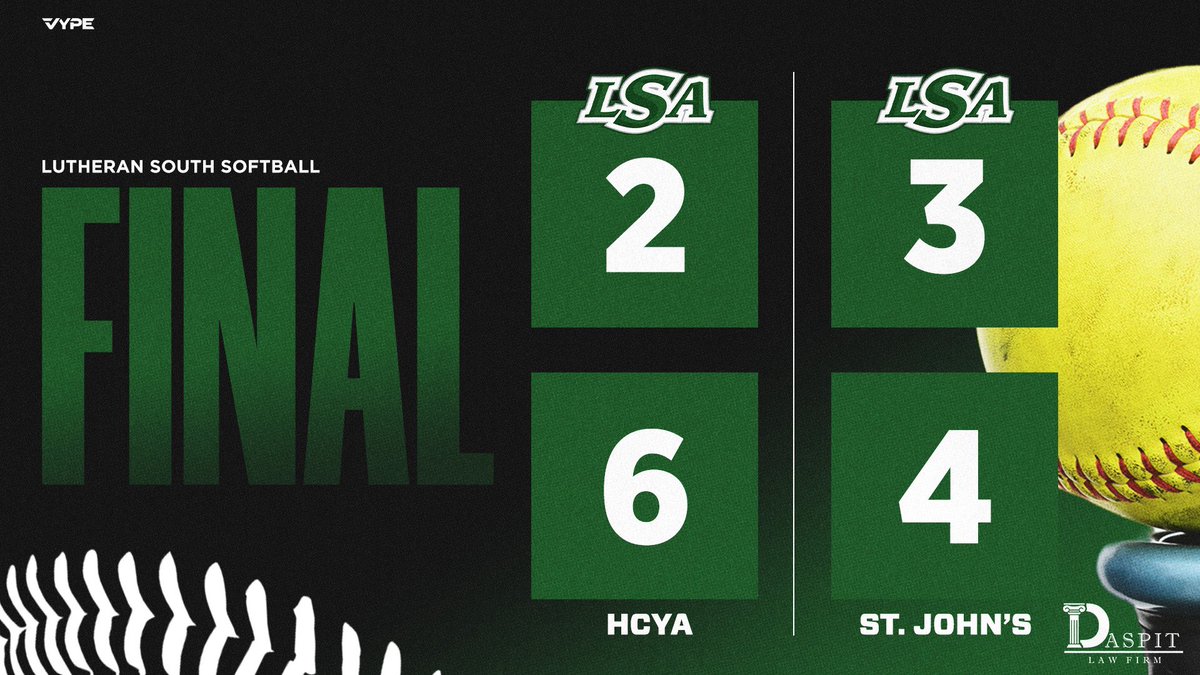 Lutheran South Academy Softball tweet media