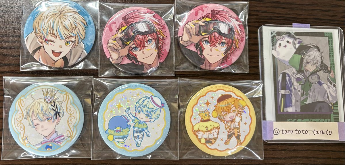 交換 譲渡 】にじさんじ チェキ風カード チェキ 缶バッジ dytica