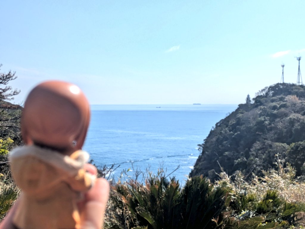 みほさんここが伊豆半島の最南端だよ(⁠ ⁠ꈍ⁠ᴗ⁠ꈍ⁠)✨