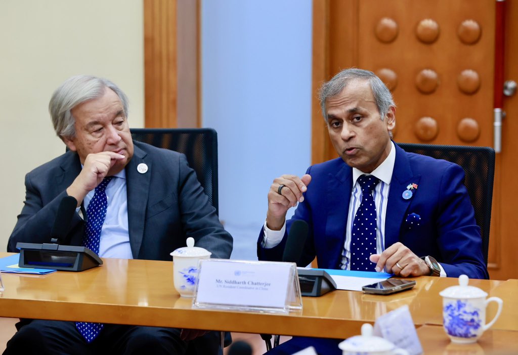 Siddharth Chatterjee 常启德 tweet media