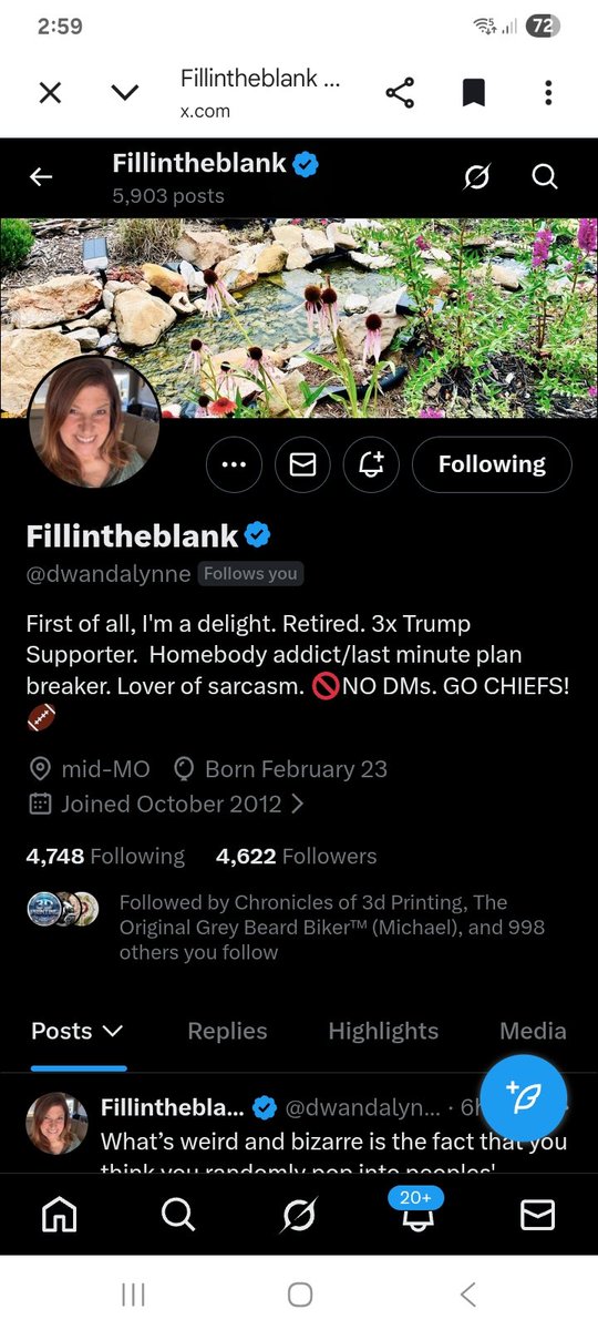 Can we find some new connections for 
<a href="/dwandalynne/">Fillintheblank</a> 
<a href="/DonnaLPratt1/">🇺🇸🇺🇸Donna L Pratt🇺🇸🇺🇸</a> 
F&amp;R
🇺🇸