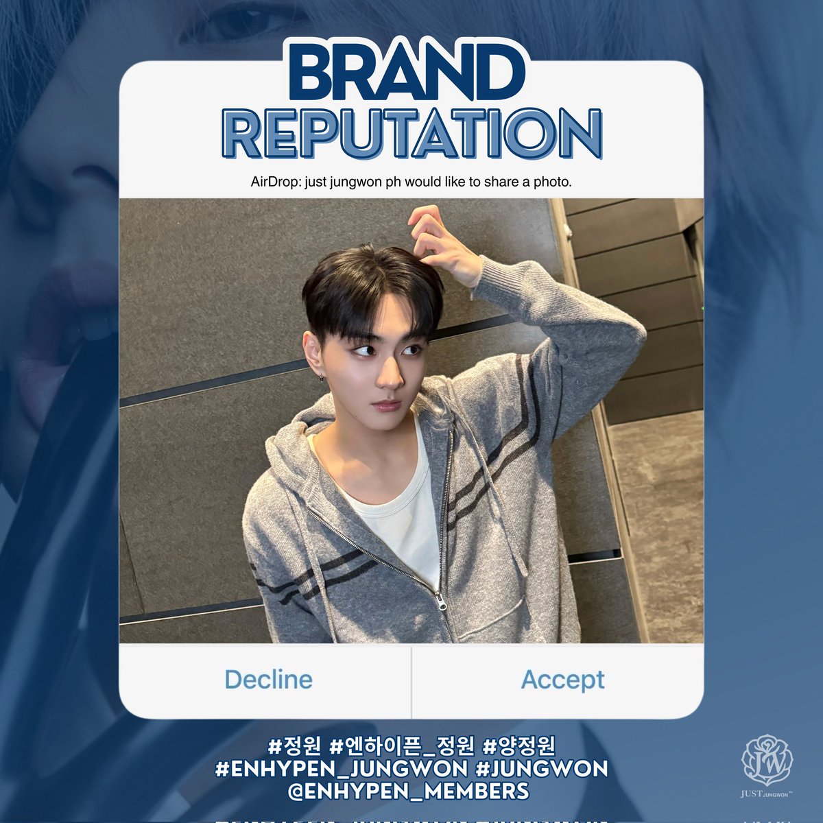 JUNGWON - BRAND REPUTATION  

REPOST, LIKE, and REPLY the complete hashtag. Let’s boost 🐈’s BR rank!  

#정원 #엔하이픈_정원 #양정원 #ENHYPEN_JUNGWON #JUNGWON <a href="/ENHYPEN_members/">ENHYPEN</a>