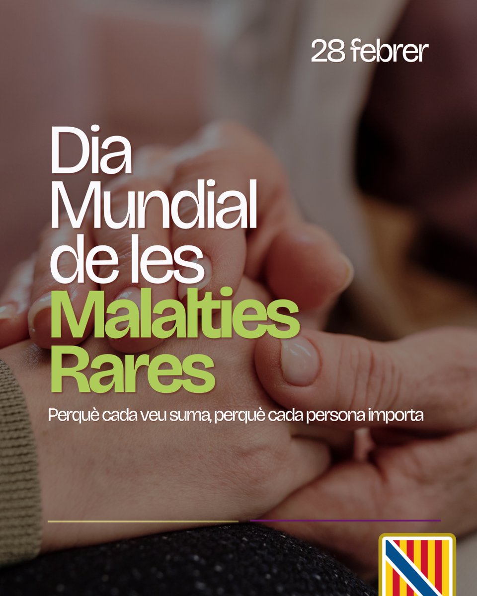 Les malalties rares tenen un impacte profund en la vida de qui les pateix i en la de les seves famílies
En el #DiaMundialdelesMalaltiesRares reiteram la importància del diagnòstic precoç com a clau per millorar la qualitat de vida dels pacients
<a href="/goib/">Govern de les Illes Balears</a> <a href="/manuelaG_Romero/">Manuela Garcia Romero</a>