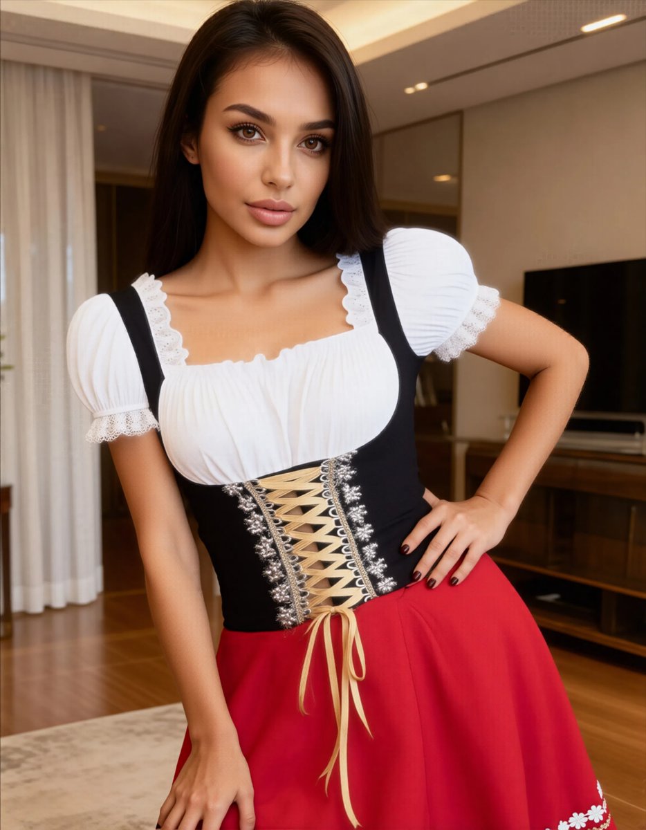 AnhalaValeria98's tweet image. ¿Quién quiere brindar conmigo? Traigo el brindis, la actitud y el mejor outfit de la noche. 🥨🍻 Prost! ✨

#Oktoberfest #Munich #GermanVibes #DirndlStyle #BeerFestival