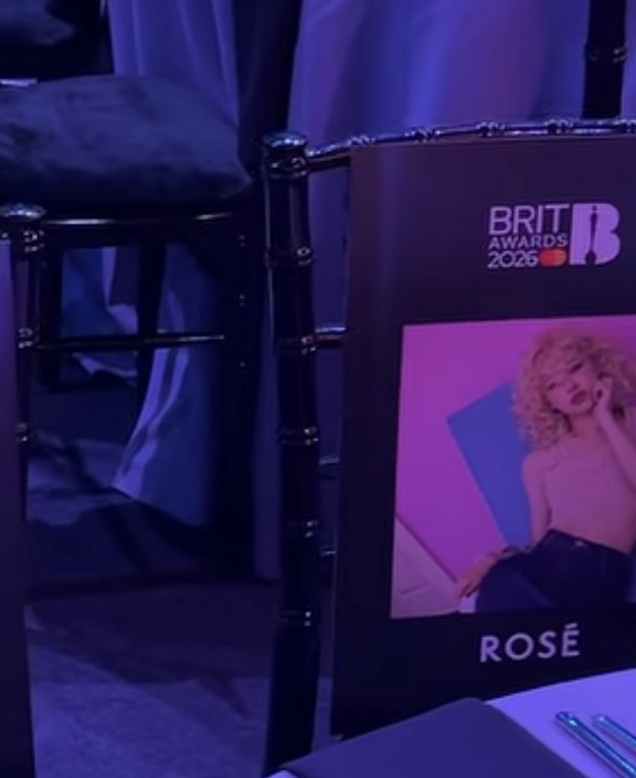 ROSÉ is confirmed to attend the 2026 #BRIT Awards tomorrow, with her seat secured for the event.