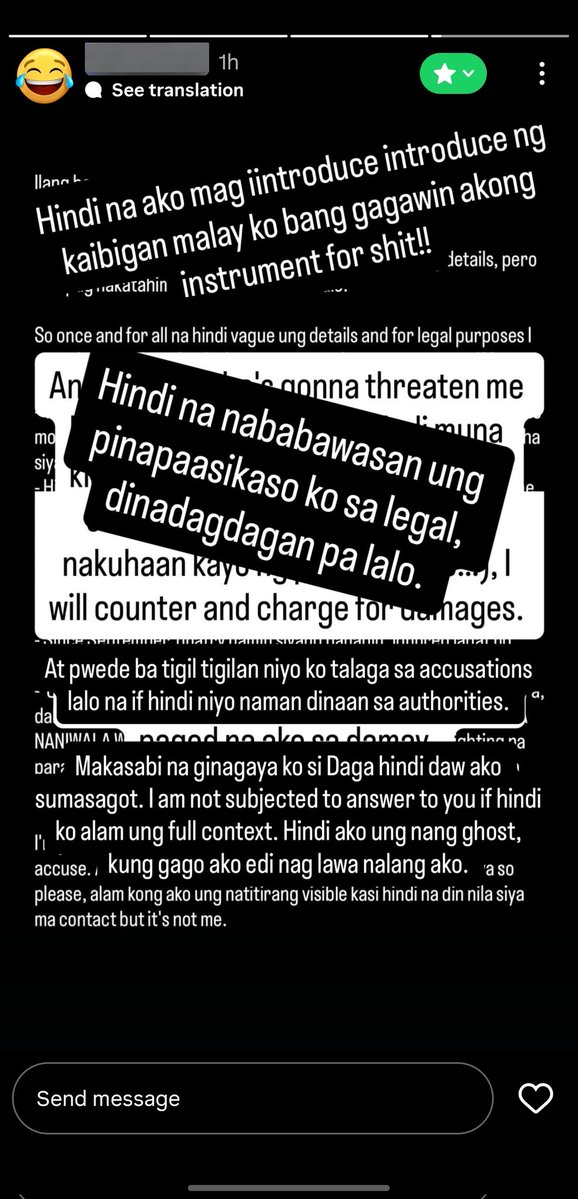 Feb 18: While ignoring our urgent messages, the individual was active on social media—posting lengthy "explanations" to a select audience (CF) instead of providing accountability.

​Feb 19: After being informed of the official blotter we filed, they suddenly reached out. Despite
