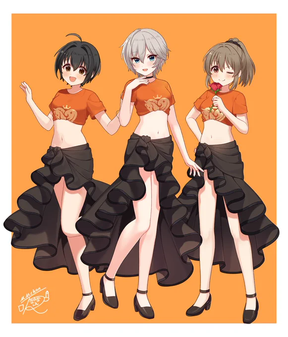 【skeb】小日向美穂ちゃんとアナスタシアちゃんと堀裕子ちゃん