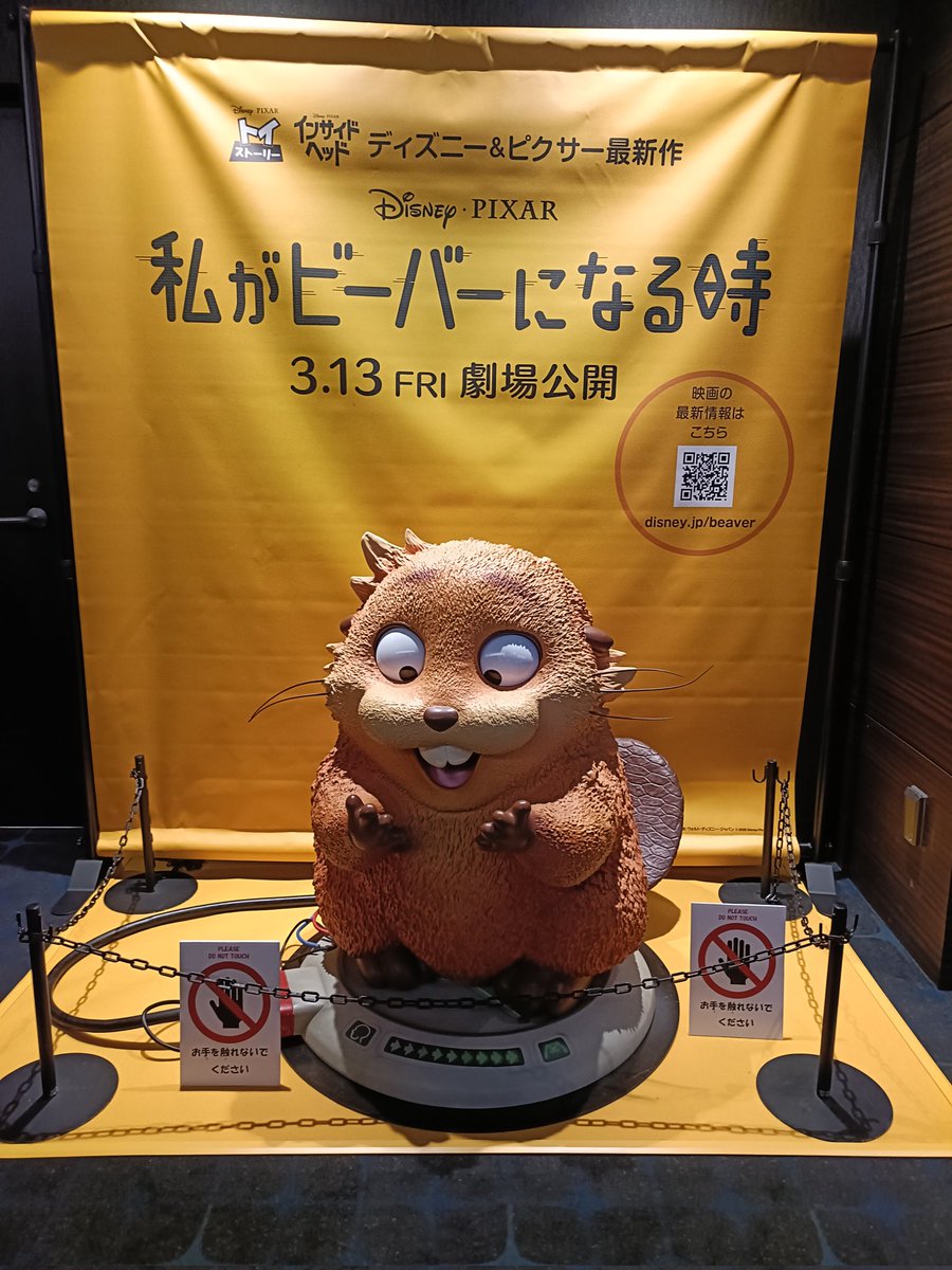 ayapipanda's tweet photo. 昨日は新宿まで「私がビーバーになる時」の最速試写会に参加してきました！その前に銀座三越でぬいぐるみを購入して、映画館でお隣になった方と3体揃って記念撮影したよ。映画はビーバーたちが可愛くて❤公開されたらもう一回観たいです🦫🥔
#わたビバでフィーバーキャンペーン  #私がビーバーになる時 https://t.co/OgrvOpPsjz