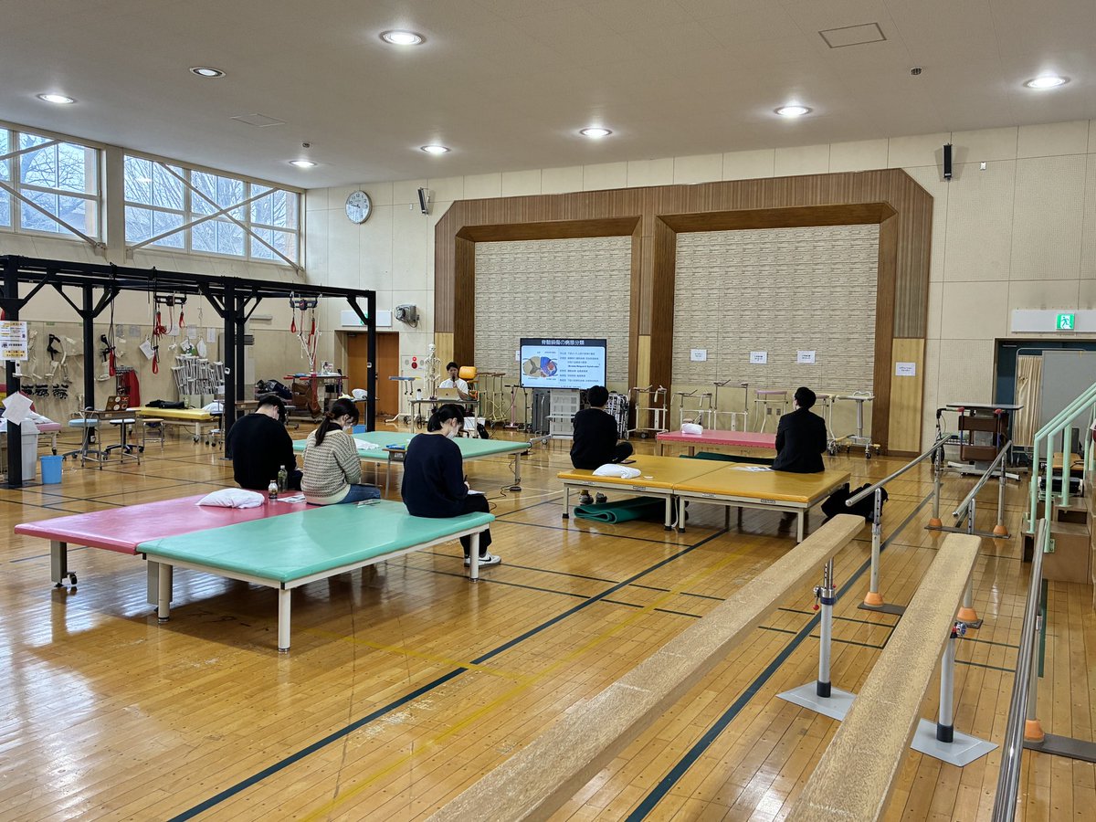 IwateSCIReST's tweet photo. ①脊髄損傷の概要と評価が終わりました❗️
実技として、実際にISNCSCIを用いた評価の練習も行いました❗️ https://t.co/vOn4PVf5C0