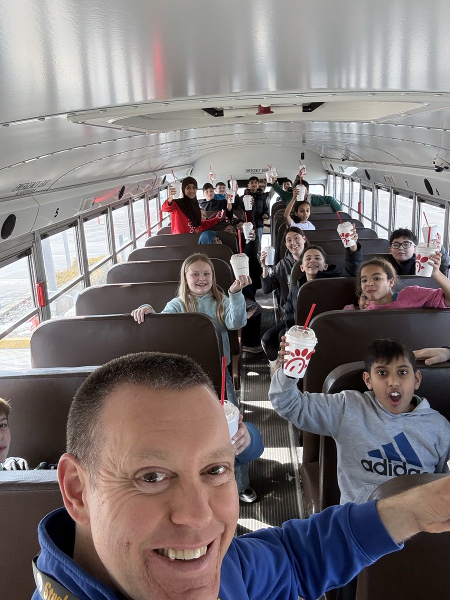 Mr_Jon_Winkle's tweet photo. Escape school and take a bus to @ChickfilA to get mid-day milkshakes?  Let’s go!!  #OPsharks https://t.co/bzemZnwisO