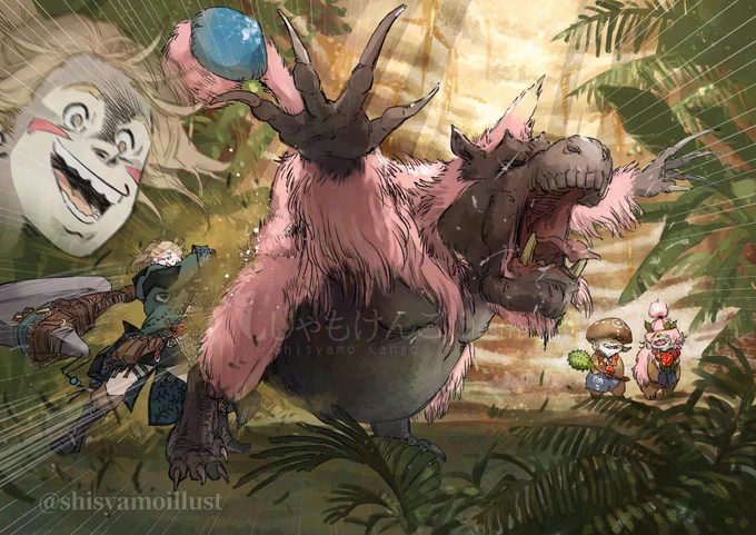 #モンハンワイルズ ワイルズ1周年おめでとうございます 奇 襲 攻 撃 #MonsterHunterWilds (1/3)