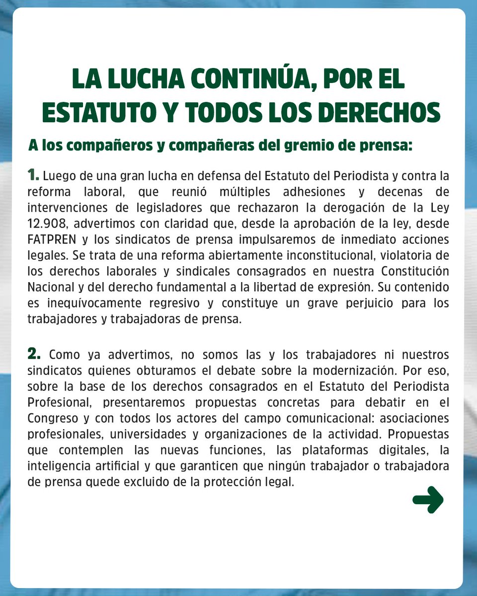 SiPreBA - Sindicato de Prensa de Buenos Aires tweet media