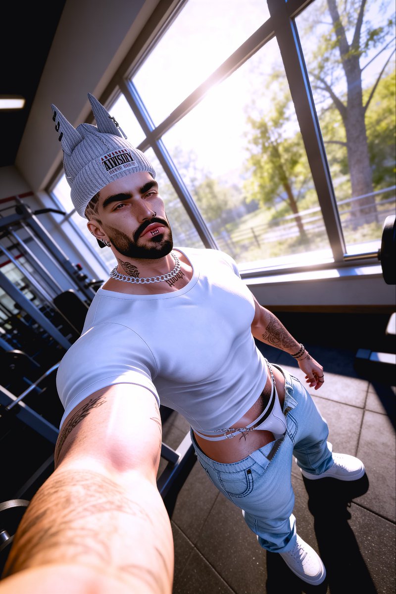 metapapiSL's tweet photo. Gettin’ that 💪🏻 pump. #secondlife #slmen #slgay #metaverse #gay https://t.co/qUShjIOwXP