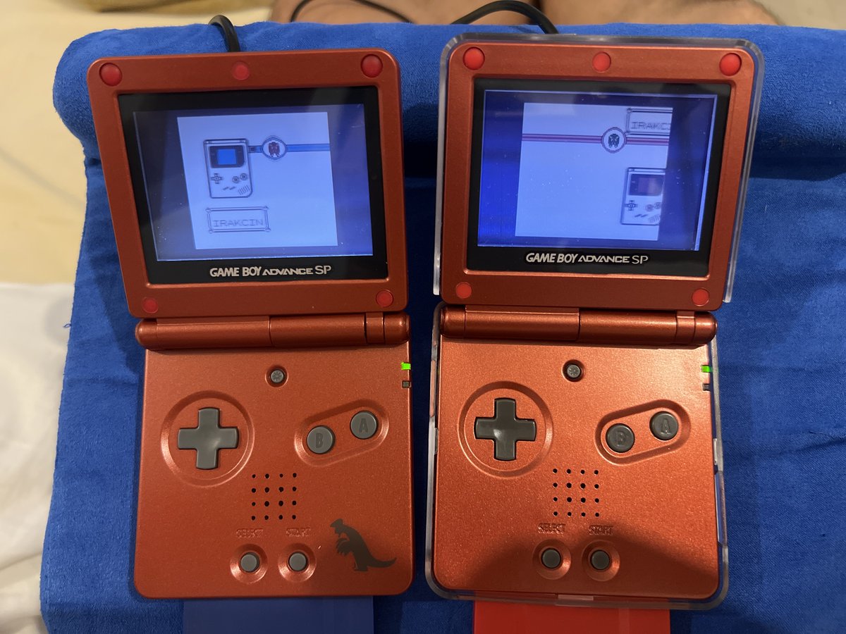 Irakcillo's tweet photo. @DrewSav That’s what I did with my Pokémon Red and Blue and then completed the Pokédex, my child dream become true! https://t.co/mKcgBNvBoR
