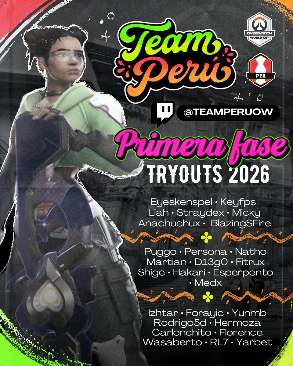 Team Perú Overwatch tweet media