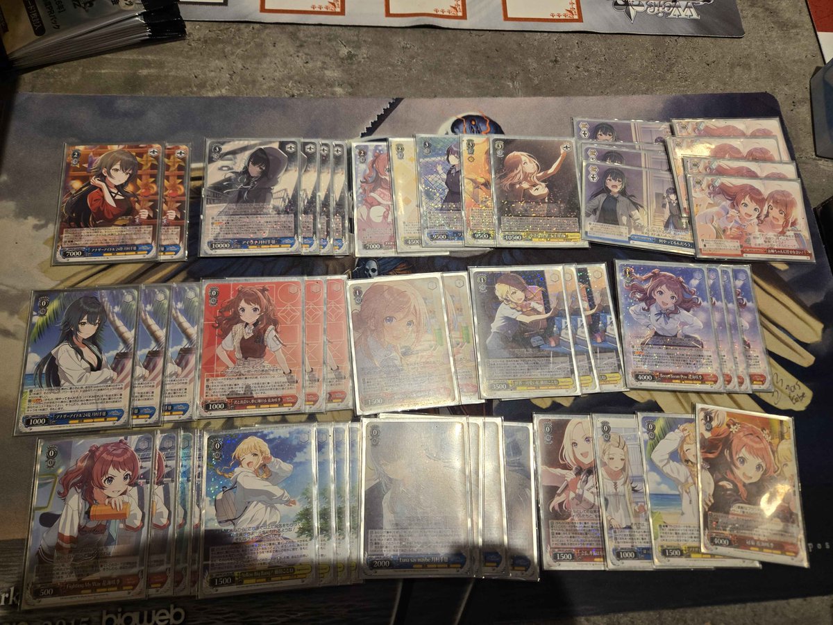 WS】学園アイドルマスター優勝デッキレシピ(TableGameCafe' Shuffle