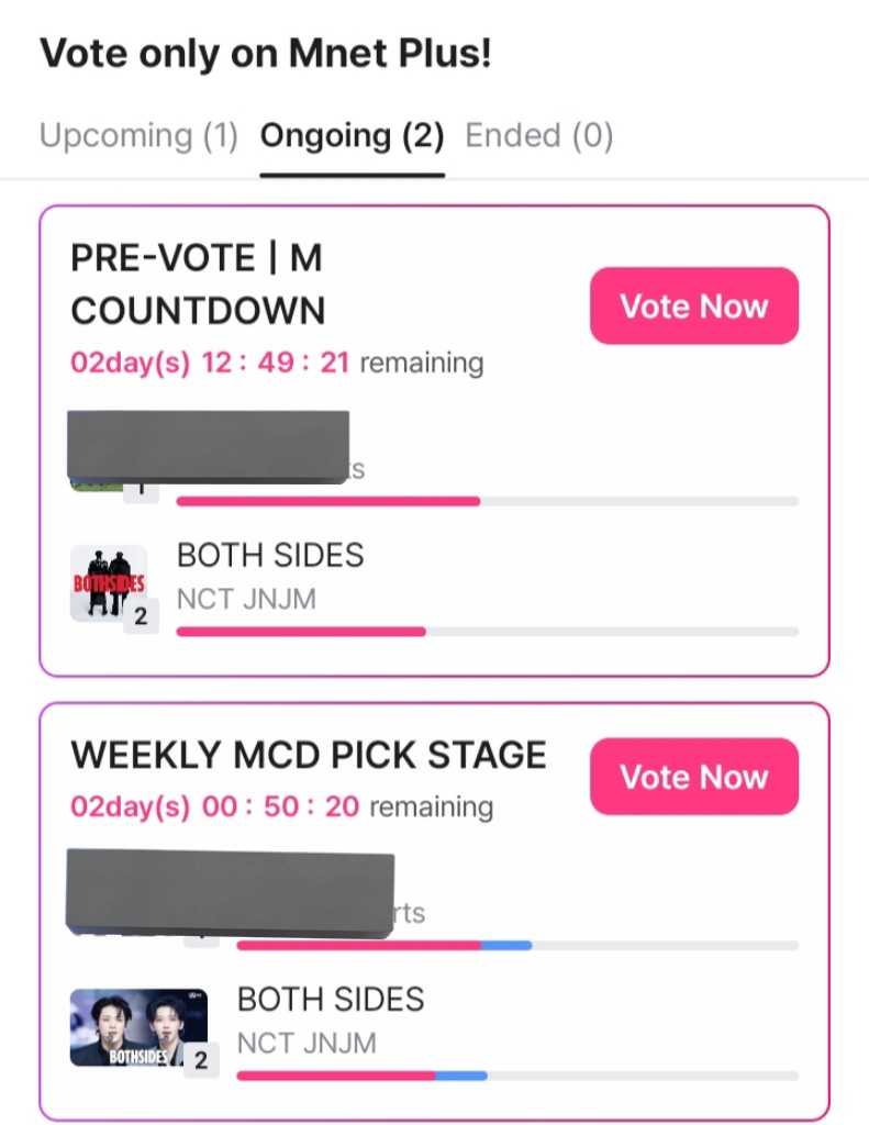 panikkkk !!! jnjm di mnet dua-duanya ada di nmr 2 nih sedangkan lawan ngebut😥😥😭😭 ayok bareng2 voteee yang banyak jgn lupa sebarkan info vote ini yaa -jeno jaemin