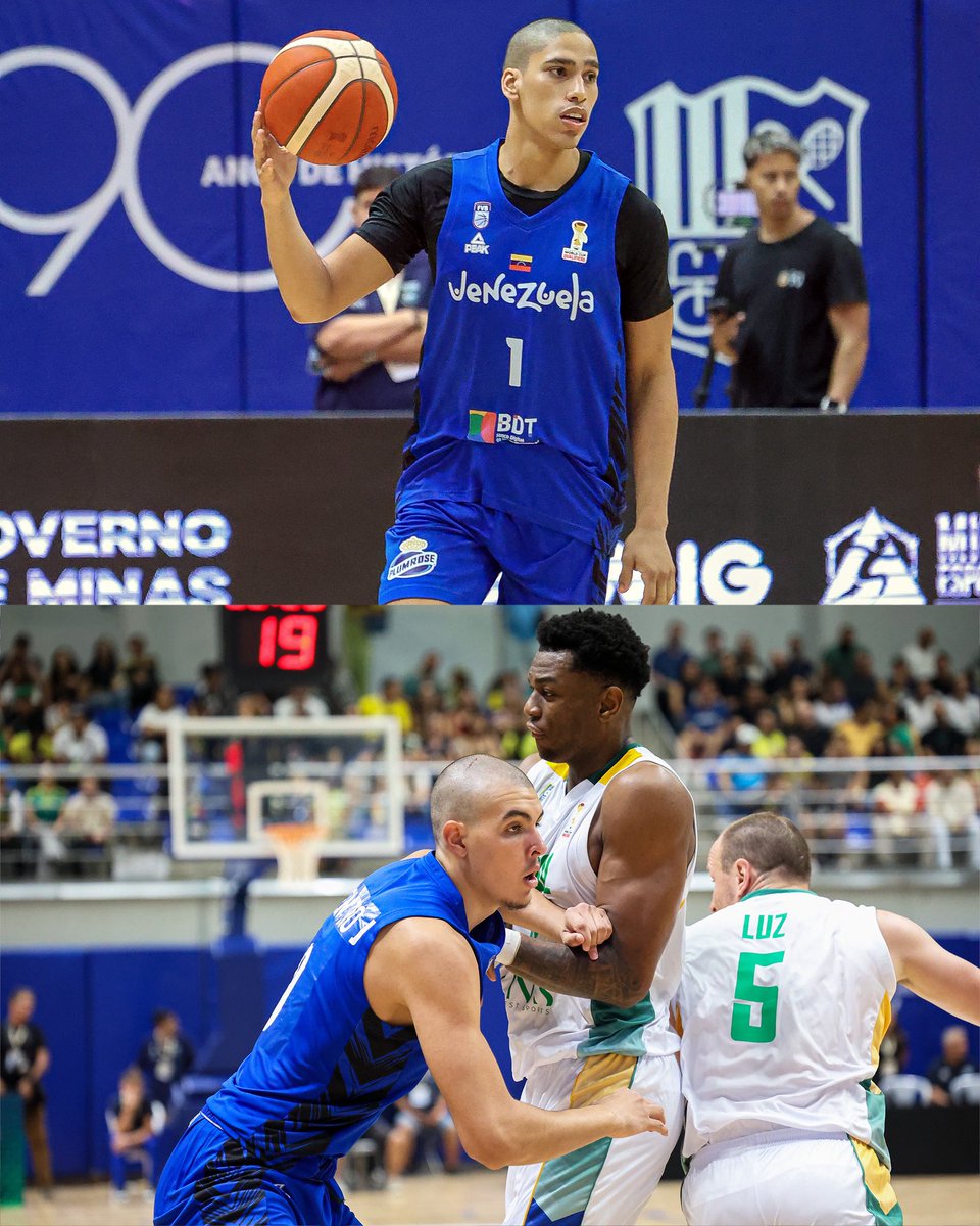 🇻🇪 Los debuts: 247 y 248. Esta noche en Belo Horizonte, Edson Tovar y Jesús Centeno se estrenaron con nuestra selección de mayores. 

👏🏼 ¡Felicidades, muchachos!

#JuntosSomosMás 
#FIBAWC