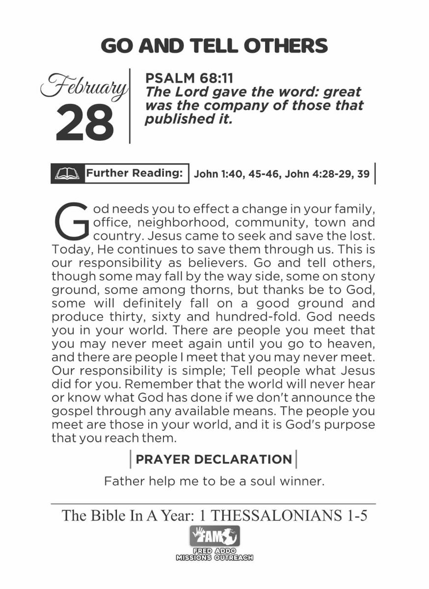FunbiFredAddo's tweet photo. #DailyMomentsWithGod
 -  By BishopsFred&amp;FunbiAddo https://t.co/BqyZxHfsPF