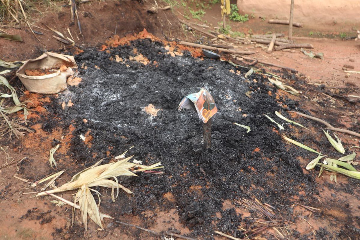 jbserugo's tweet photo. #Kalingi, l’un des villages entourant #Minembwe, ravagé par l’horreur! Les habitants #Banyamulenge, ayant fui les assauts impitoyables des drones des FARDC et de leurs alliés burundais, tanzaniens, FDLR et Wazalendo contre #Minembwe Centre, reviennent pour découvrir un cauchemar: maisons réduites en cendres, greniers incendiés dans une barbarie calculée pour les déraciner ! “Chassez-les, brûlez tout pour qu’ils ne reviennent jamais sur leurs terres ancestrales !” Voilà un village en ruines, et d’autres localités tremblent encore sous la menace de cette coalition du mal, avec le même modus operandi de destruction totale, dans un silence complice assourdissant de la communauté internationale!

Et pendant ce temps, le cynisme abject de @PatrickMuyaya, qui se pavane en photos avec une poignée de #Banyamulenge de la diaspora, grassement payés à la solde du gouvernement pour maquiller l’horreur, voiler la vérité des hauts plateaux ensanglantés et faire croire à une paix factice, une mascarade écœurante qui ne trompe que les aveugles volontaires! 
@UN_HRC @UNOSAPG @unjhro @mariamalagardis @HeritierBarak @hrw