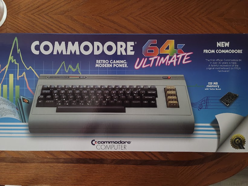 AstroNerdBoy's tweet photo. I forgot I ordered this for myself as a Christmas present. Haha! No time to break into it tonight. #Comodore64 https://t.co/dgTRuI9EVf