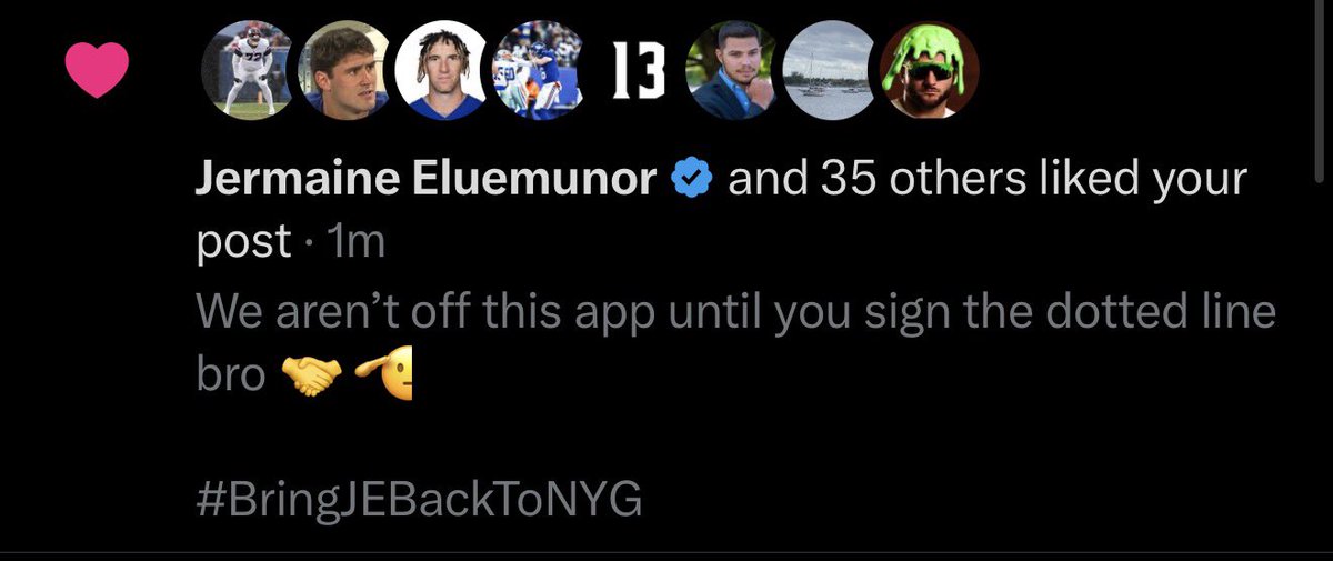 AnthonyBetss's tweet photo. @JEluemunor
I don’t agree with your interior design but I’m here for it…… I will not let you out until it’s signed brotha.
#SIGNTHEDOTTEDLINE
#BringJEBackToNY https://t.co/334dzoz8nv